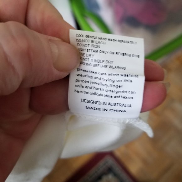 White Strappy Sundress with Tie Front and Bows - Picture 5 of 6